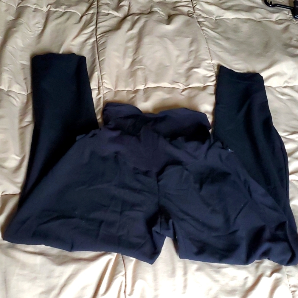 Black Maternity dress pants